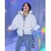 Lucy Hale Alo’s Winter House White Hooded Jacket Lucy Hale Alo’s Winter House White Hooded Jacket